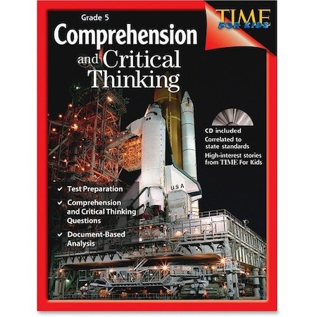 Shell Education Teacher Created Materials Comprehension And Critical Thinking Book, w/CD, Grade 5 SHL50245